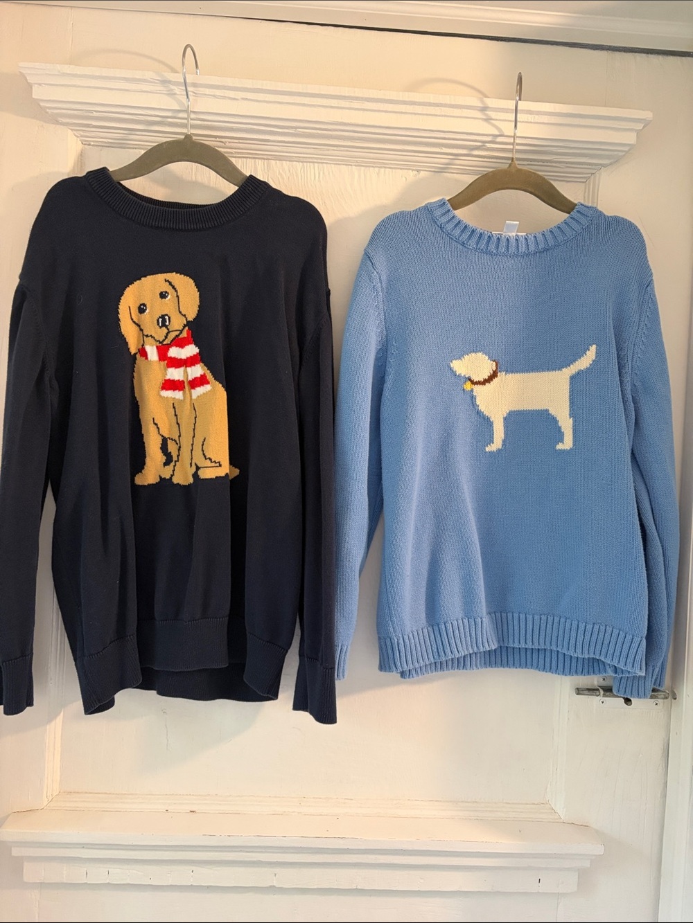 The Beaufort Bonnet Company Navy Sweater and Little English Blue Sweater